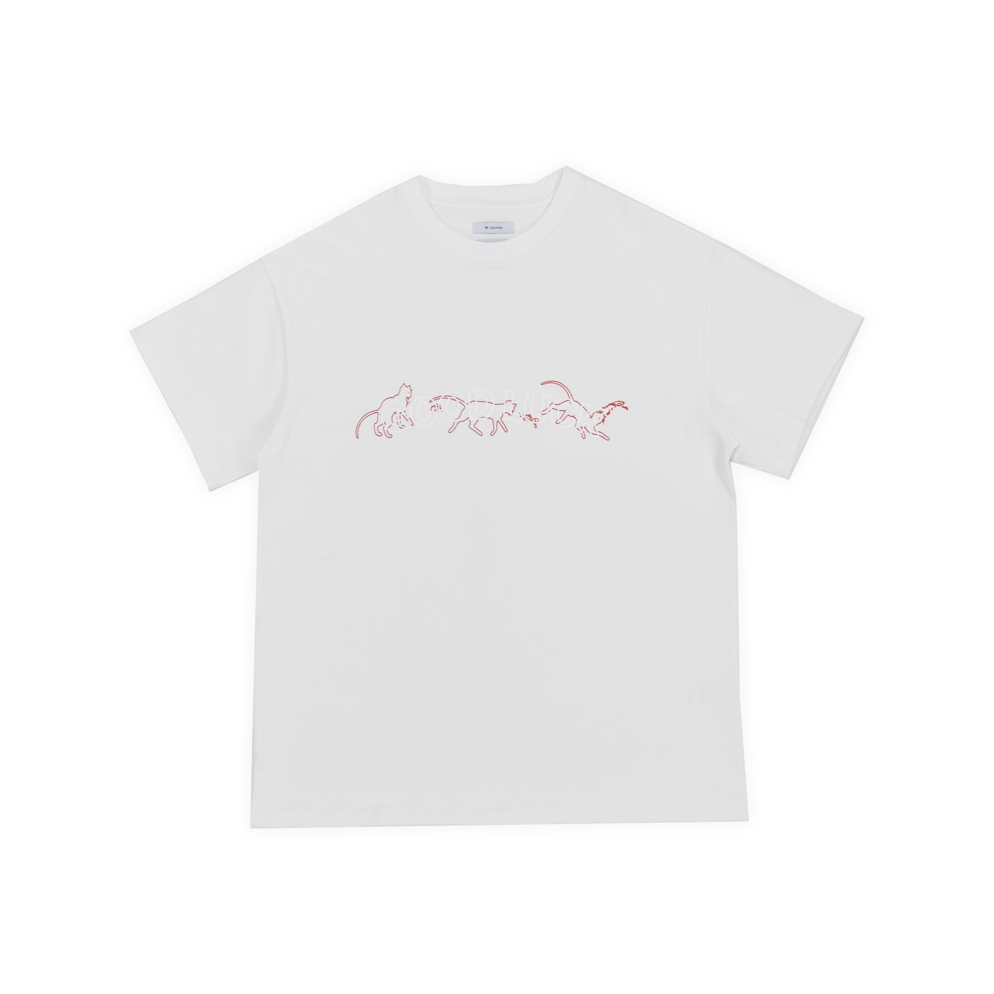 "Good Luck" T-Shirt - Cotton (ECRU)