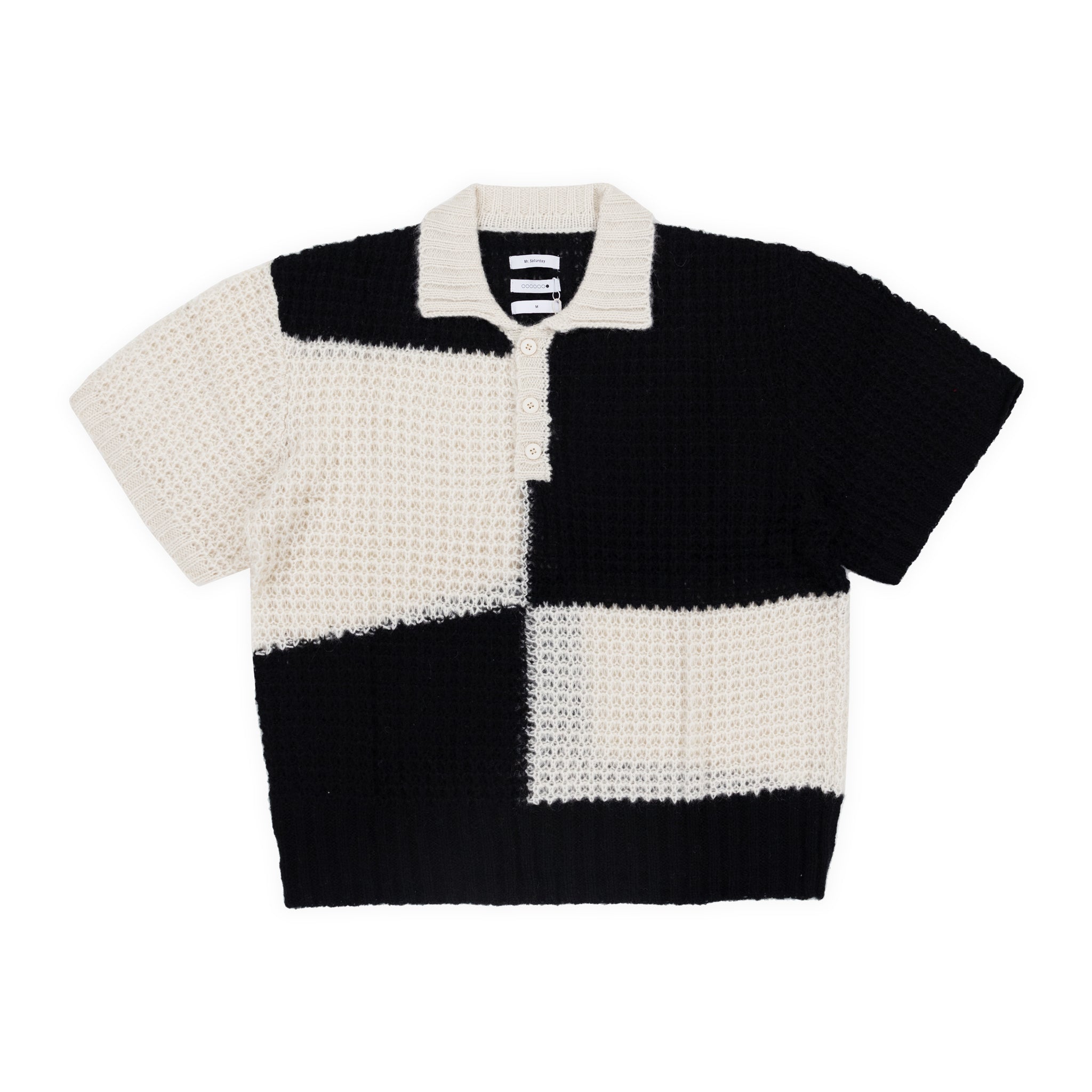 Loose Knit SS Polo - Mohair