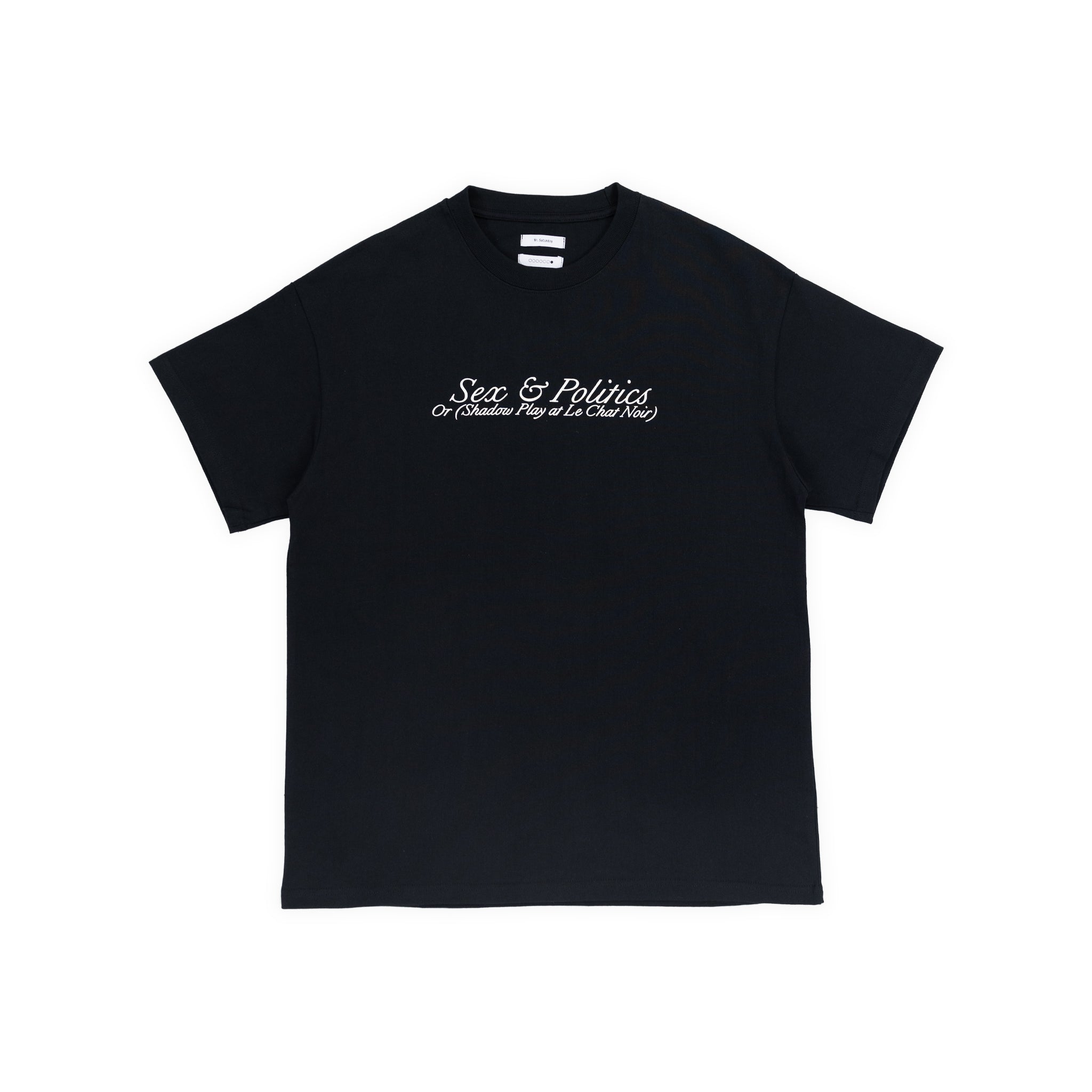 "S&P" T-shirt - Cotton (BLACK)