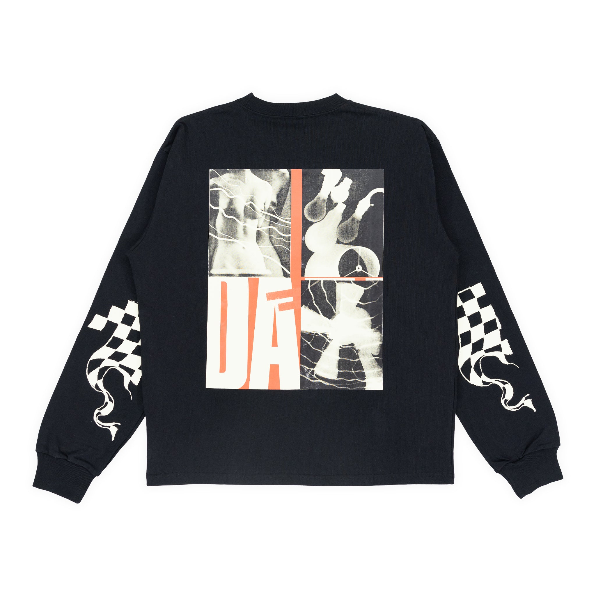 "Dada Check" LS - Cotton (BLACK)