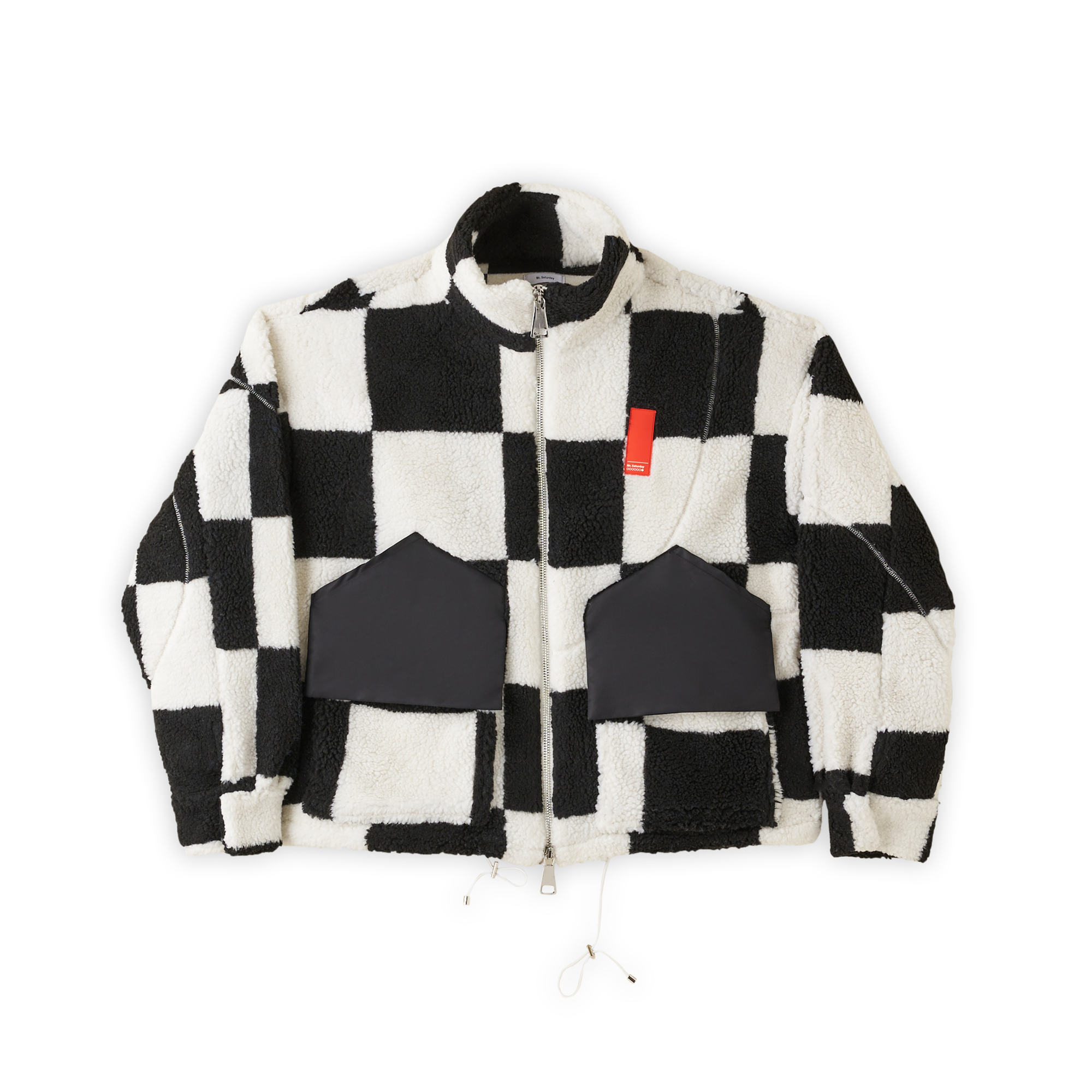 CHECKERED SHERPA ZIP UP