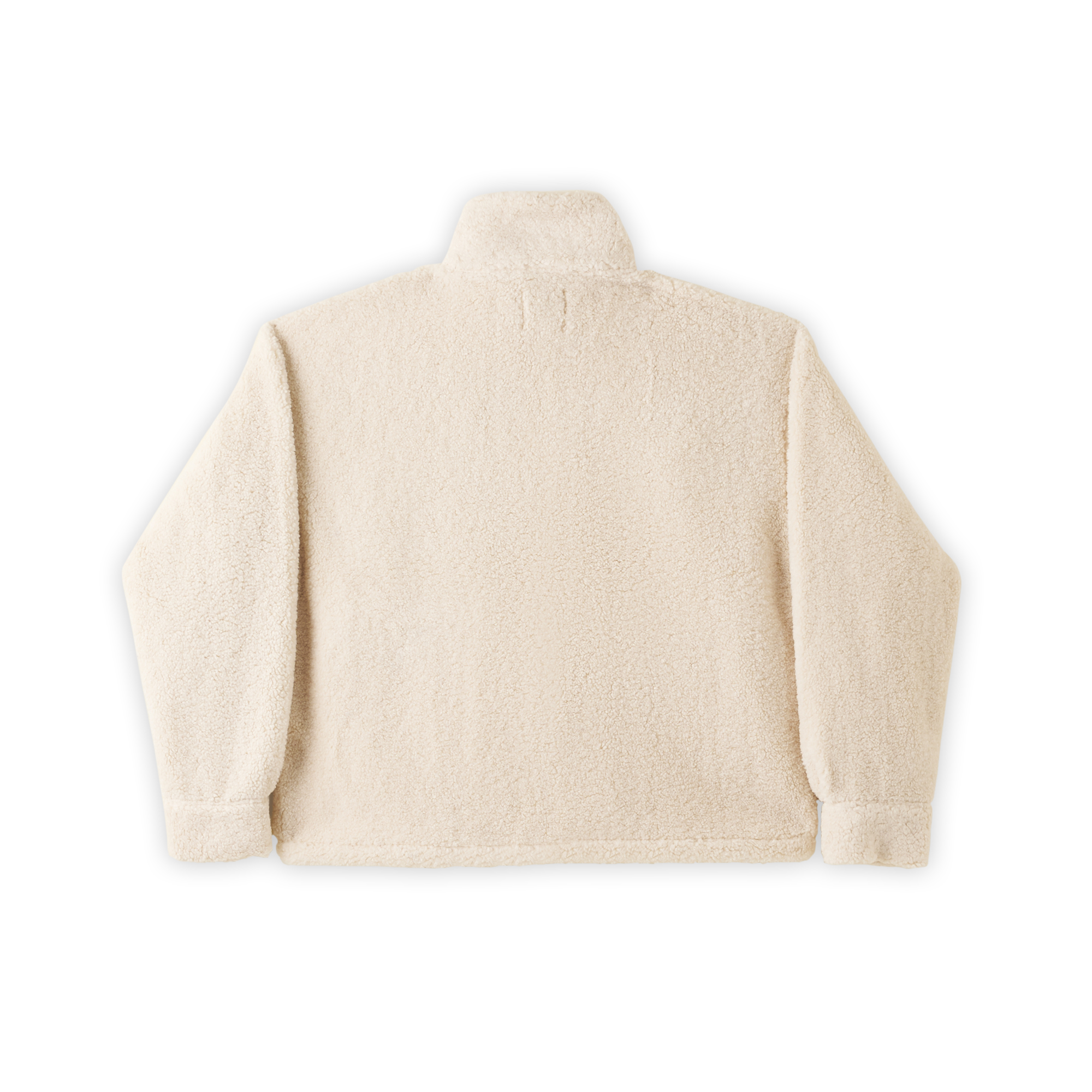 BEIGE SHERPA ZIP UP