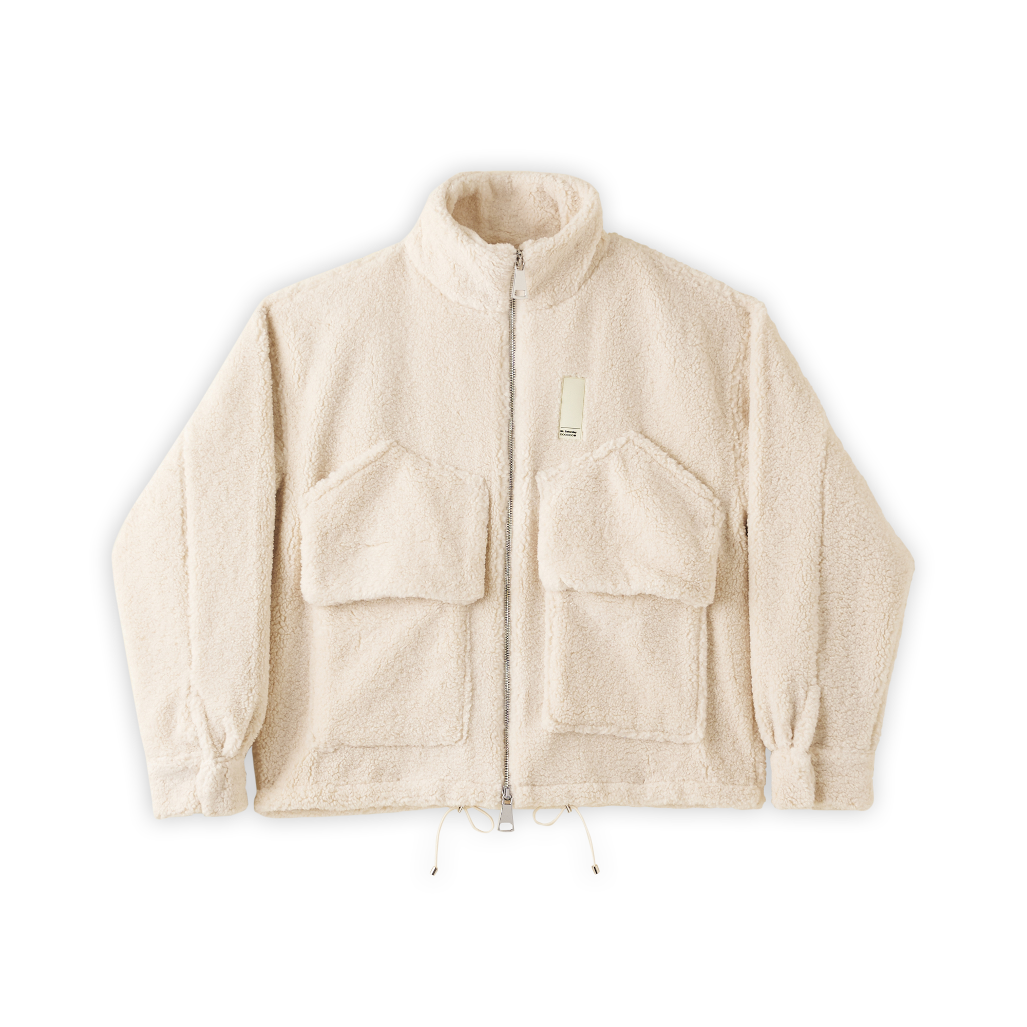 BEIGE SHERPA ZIP UP