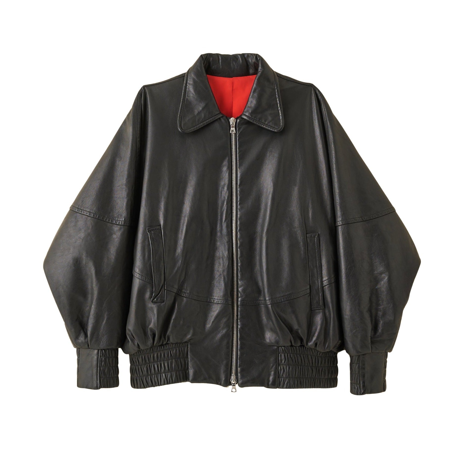 LEATHER BOMBER