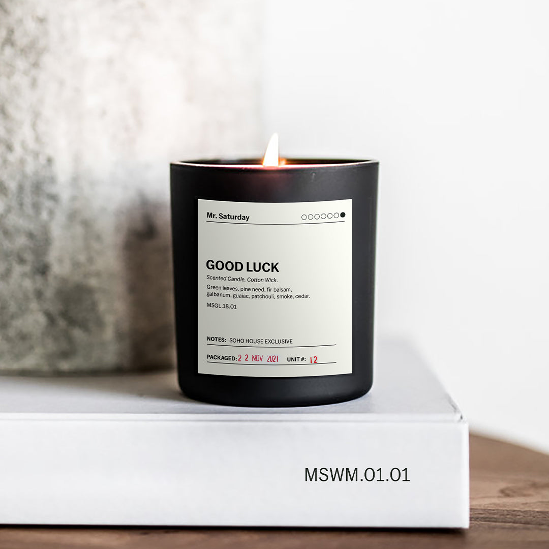 "GOOD LUCK" Candle - Soho House Exclusive