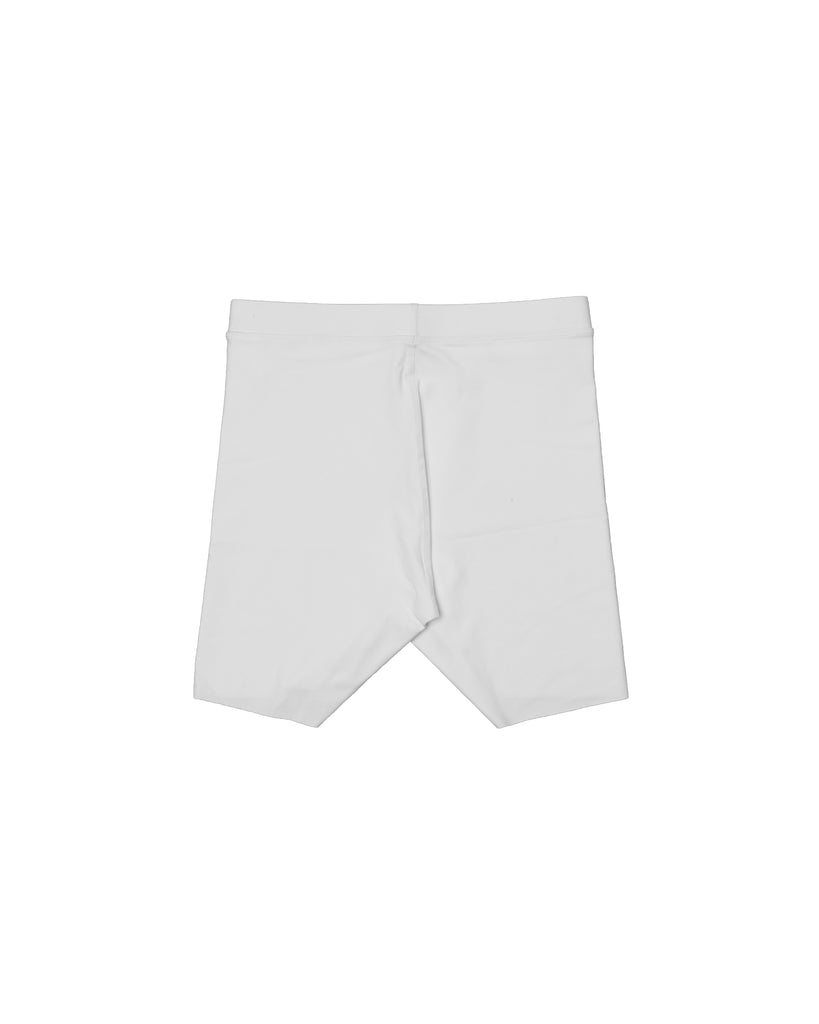 "Good Luck" Womens Biker Shorts (White)