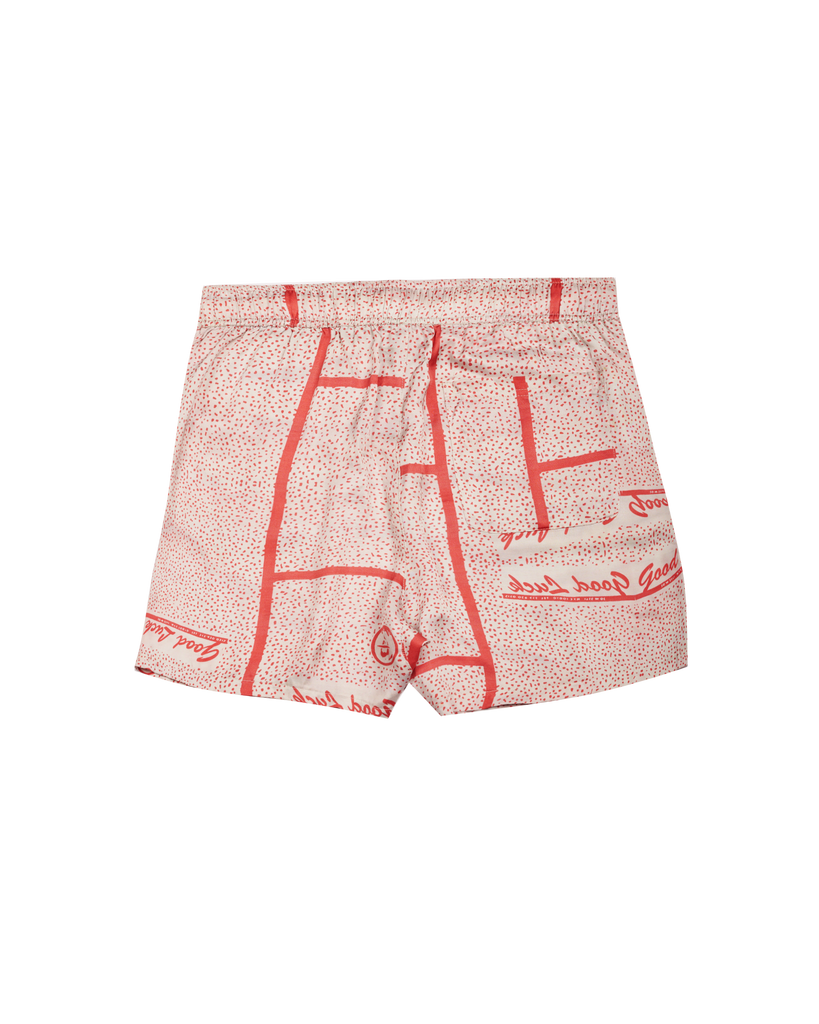 MSSS21.13.27 Printed Cupro Shorts
