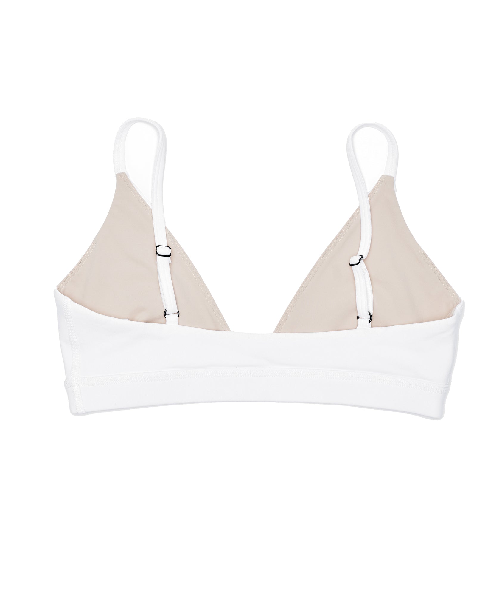 "Good Luck" Womens Sports Bra (White)