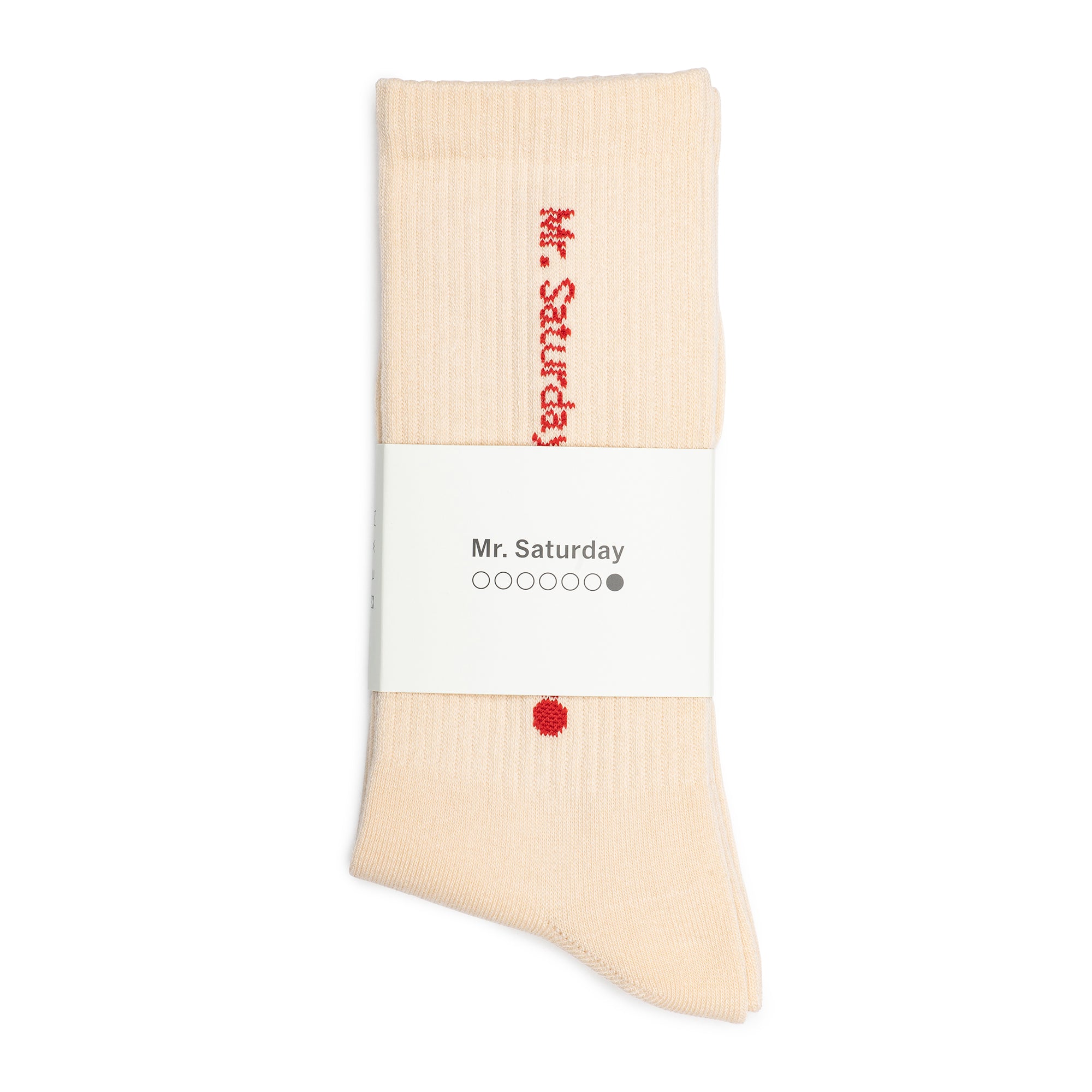 Blush Vertical Logo Sock